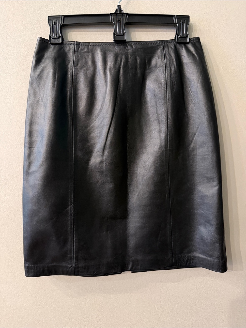 Genuine Lambskin Leather Pencil Skirt size 6